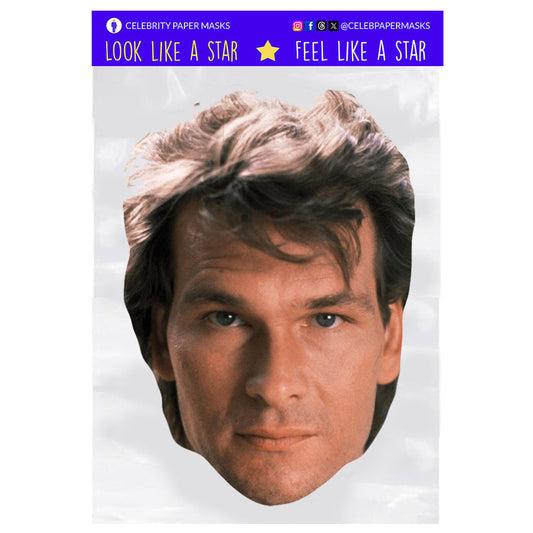 Patrick Swayze Mask Johnny Castle Dirty Dancing Celebrity Masks