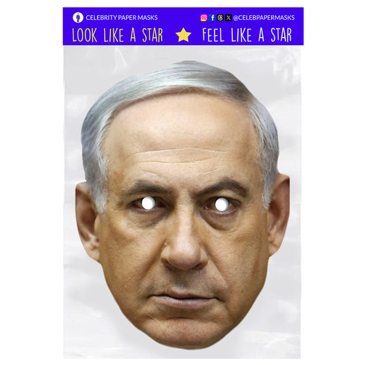 Benjamin Netanyahu Mask Likud Israel Politician Masks