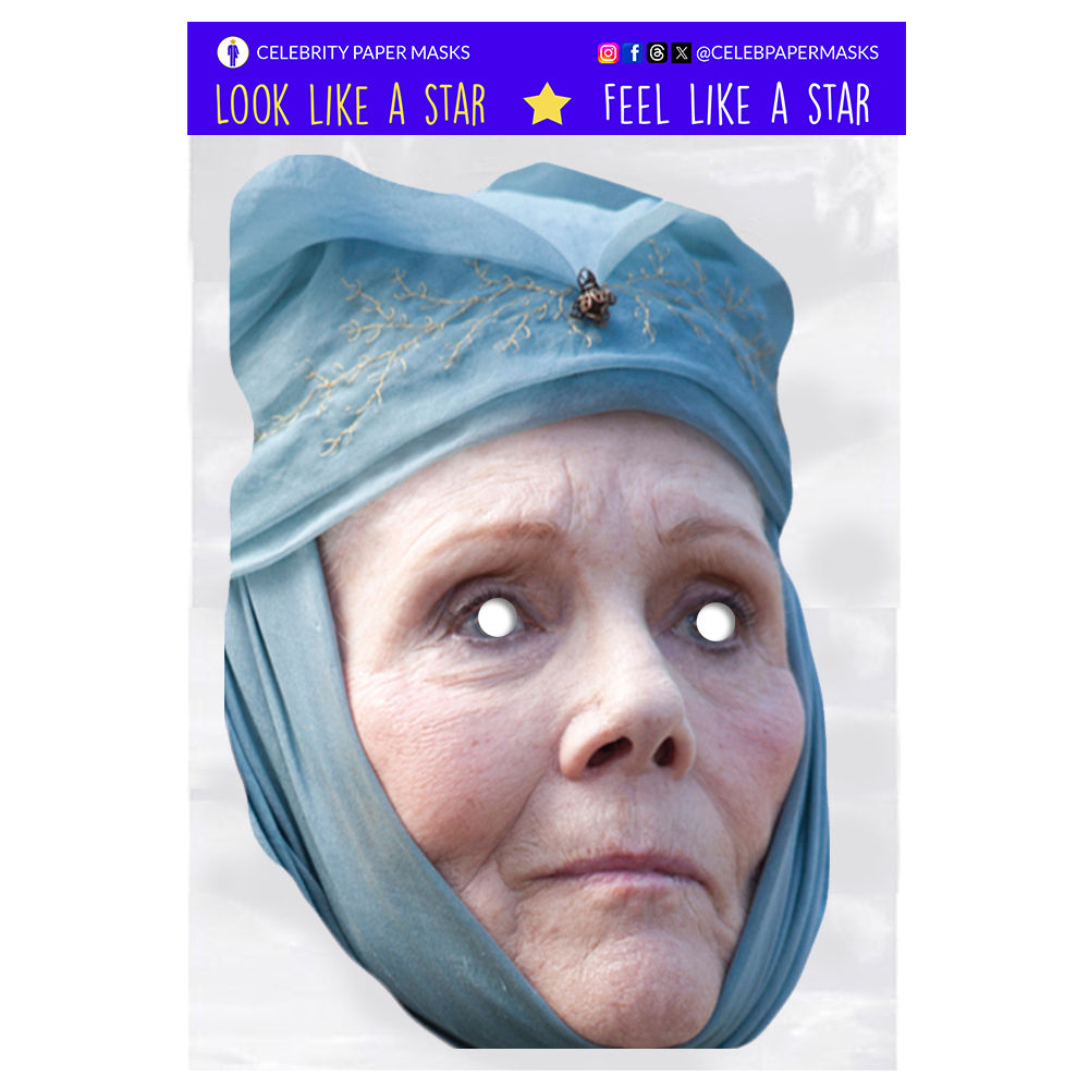 Diana Rigg Mask Olenna Tyrell Game of Thrones Celebrity Masks