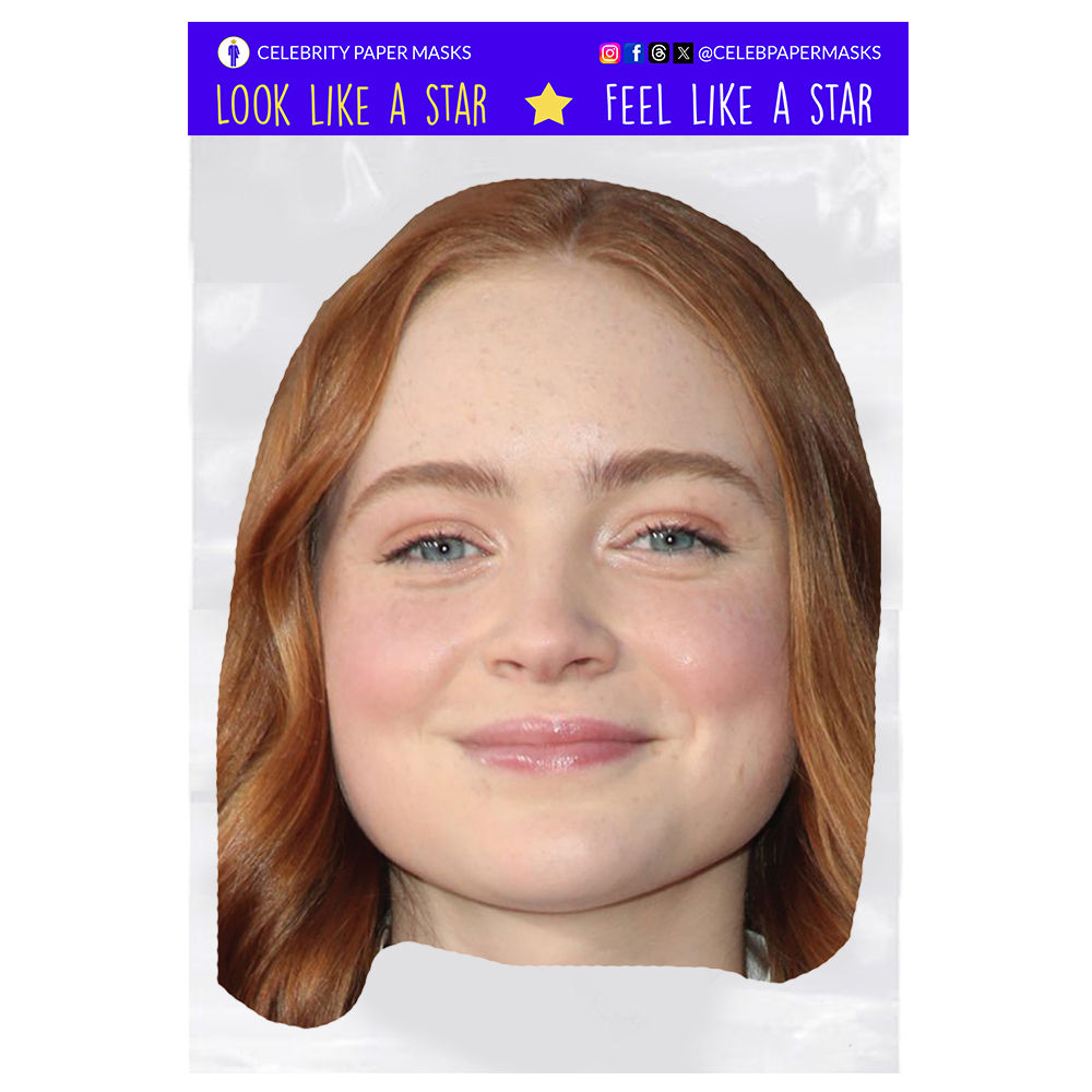 Sadie Sink Mask Max Mayfield Stranger Things Celebrity Masks