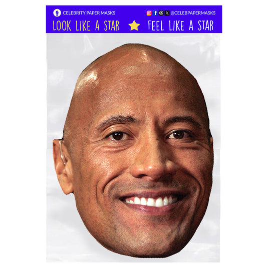 Dwayne Johnson Mask Actor Celebrity Masks