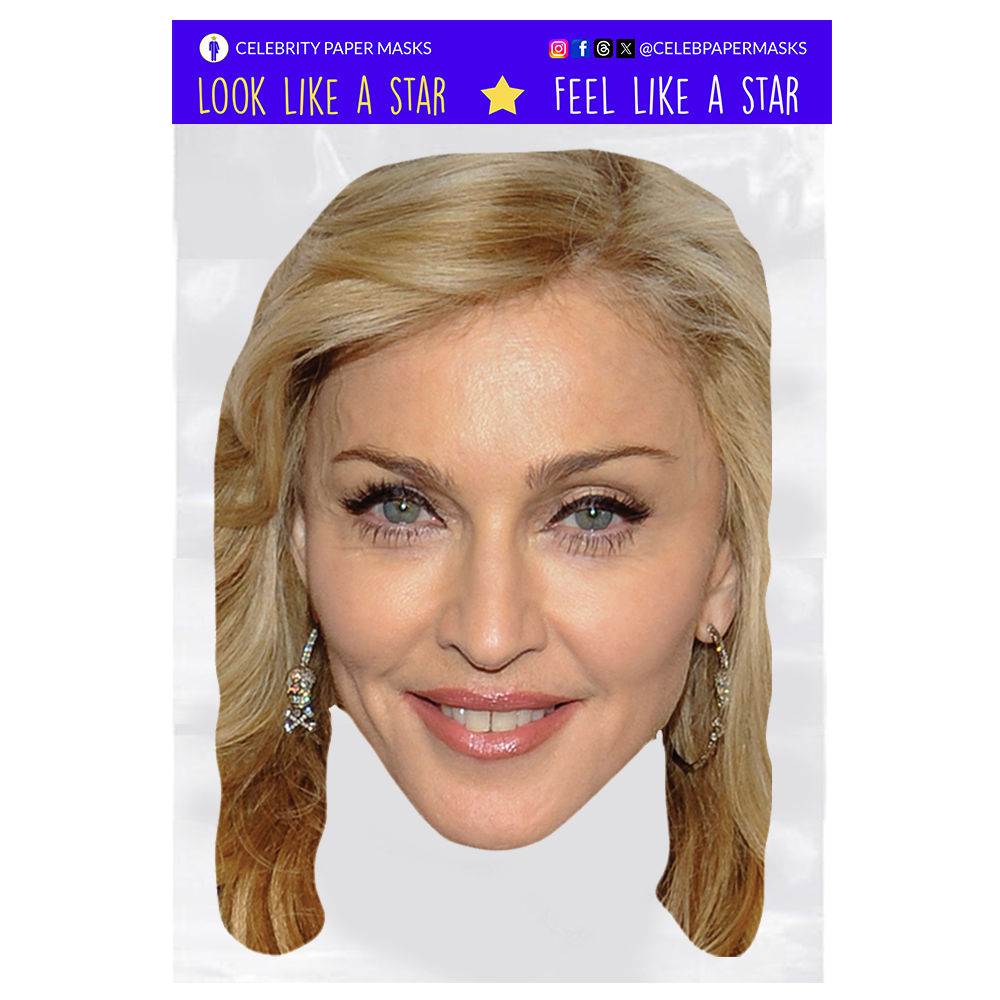 Madonna Masks Celebrity Musician Mask