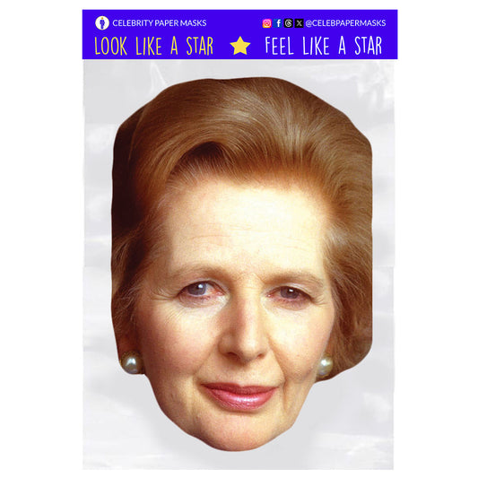 Margaret Thatcher Mask Conversative Party UK Politician Masks