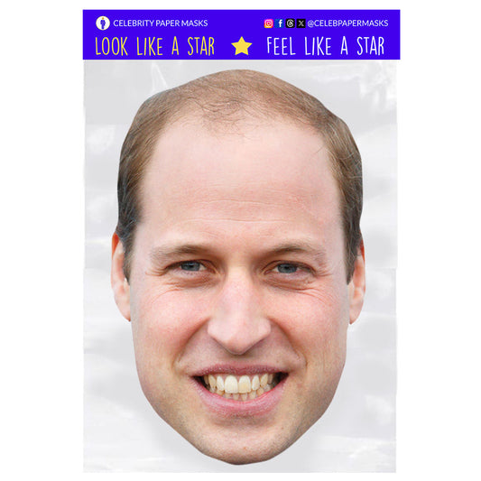 Prince William Masks Duke of Cambridge Royal Family Mask