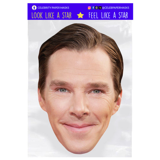 Benedict Cumberbatch Masks Sherlock Holmes Sherlock Celebrity Mask