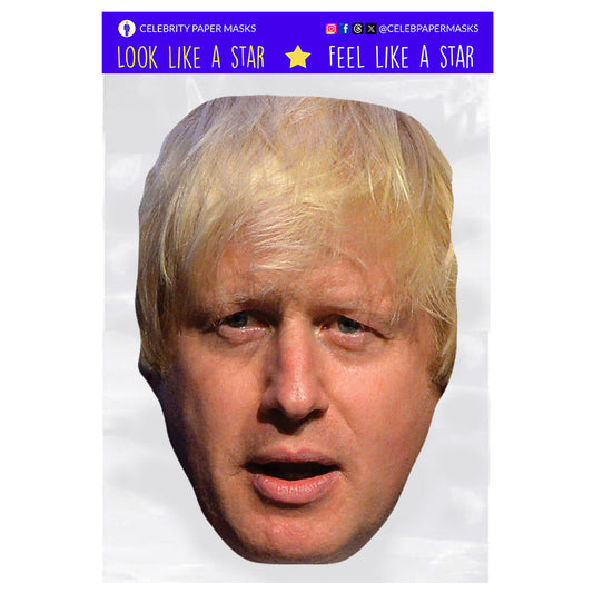Boris Johnson Masks Conversative Party UK Politician Mask