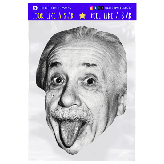 Albert Einstein Mask Science Scientist Celebrity Party Masks