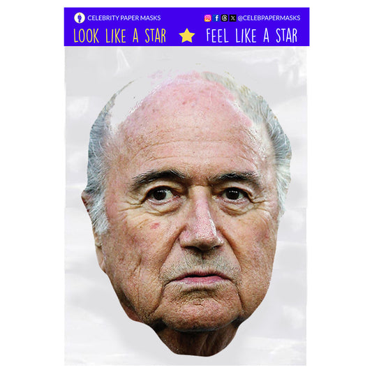 Sepp Blatter Mask Football FIFA President Masks
