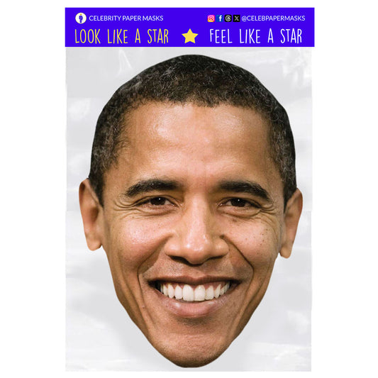 Barack Obama Masks Democratic Party United States Politician Mask