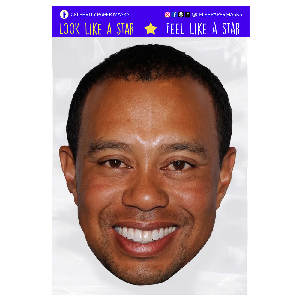 Tiger Woods Mask Golf USA Masks