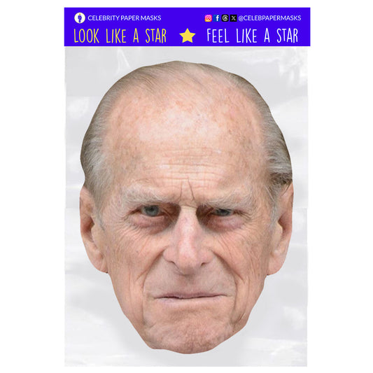 Prince Philip Masks Duke of Edinburgh Royal Family Mask