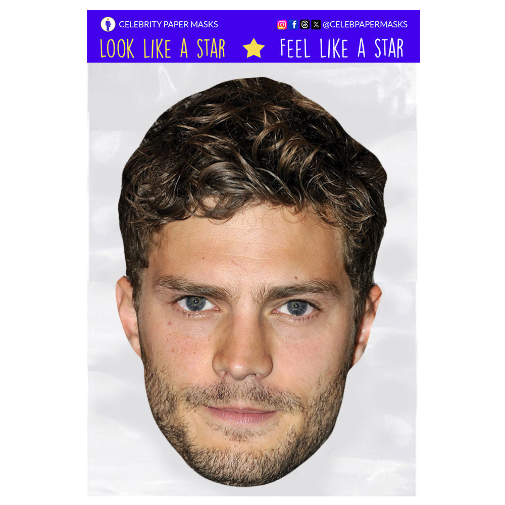 Jamie Dornan Mask Christian Grey Fifty Shades of Grey Celebrity Masks