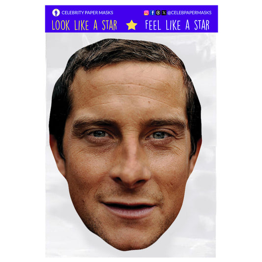 Bear Grylls Mask Virgin Adventurer Celebrity Masks