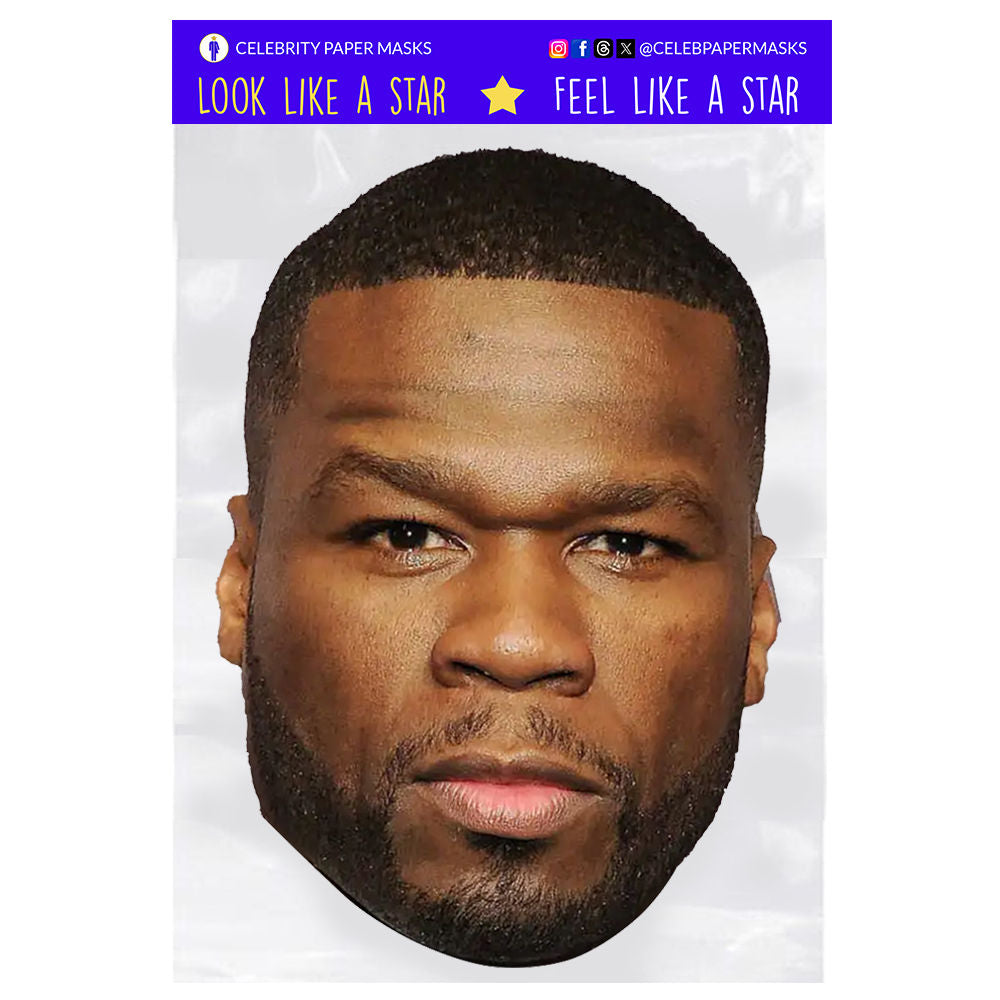 50 Cent Mask Celebrity Musician Masks