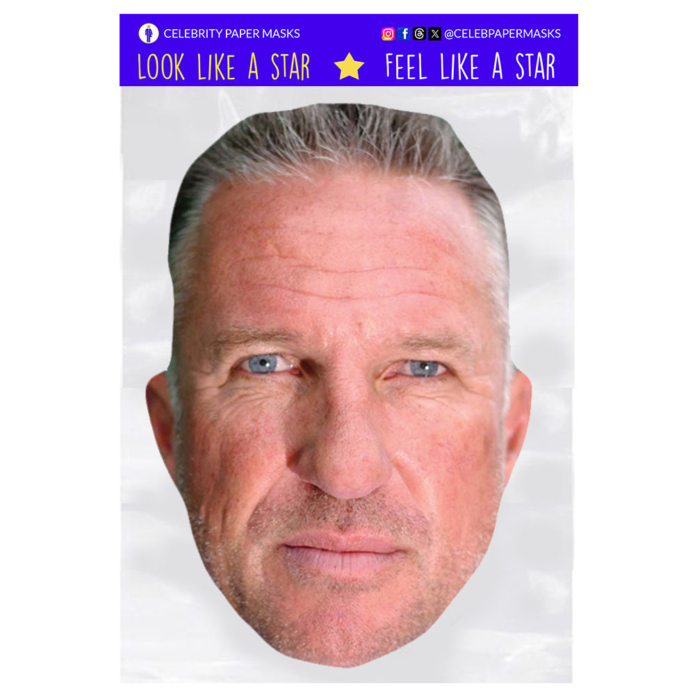 Ian Botham Mask Cricket Masks – Celebrity Paper Masks