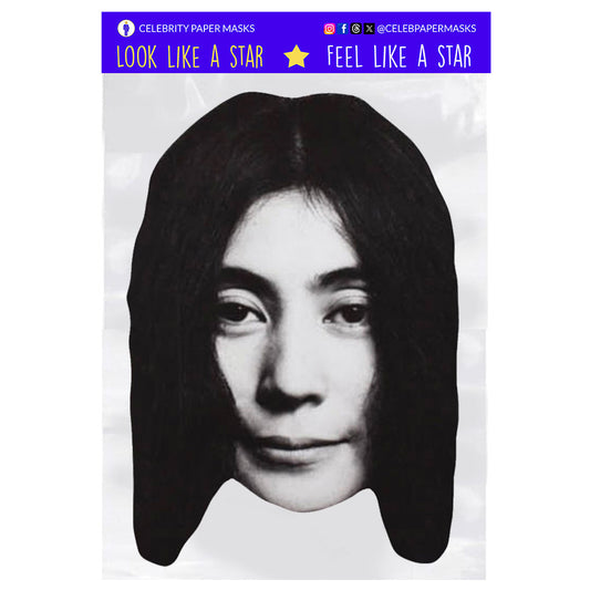 Yoko Ono Mask Musician Celebrity Musician Masks