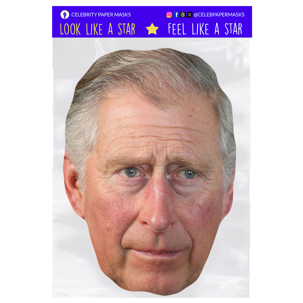 Prince Charles Mask Prince Of Wales Royal Family Masks