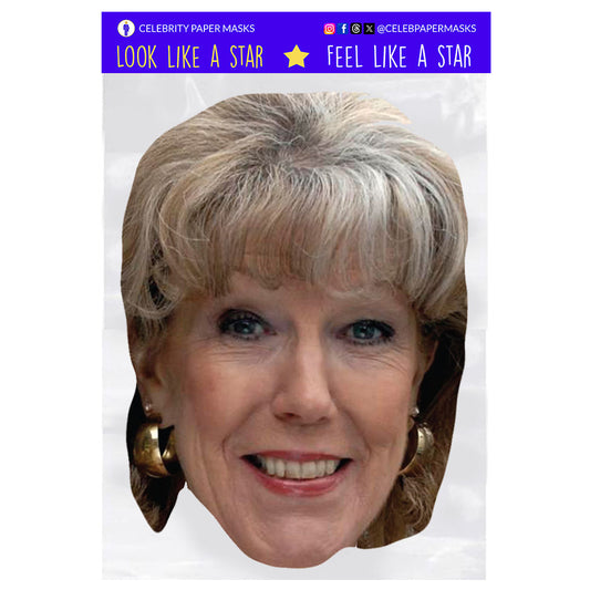 Sue Nicholls Mask Audrey Roberts Coronation Street Celebrity Masks