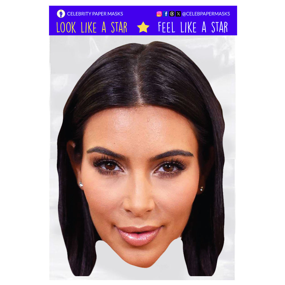 Kim Kardashian Mask The Kardashians Personality Celebrity Masks