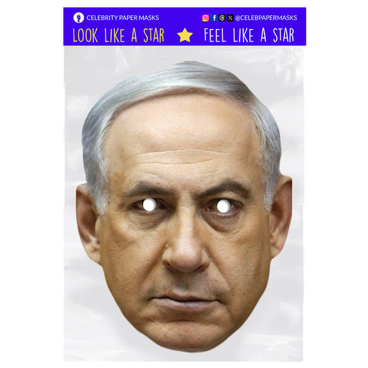 Benjamin Netanyahu Mask Likud Israel Politician Masks