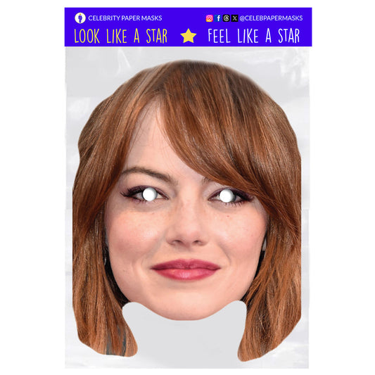 Emma Stone Mask Gwen Stacy Spider-Man Actress Celebrity Masks