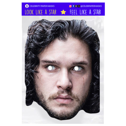 Kit Harington Mask Jon Snow Game of Thrones Actor Celebrity Masks