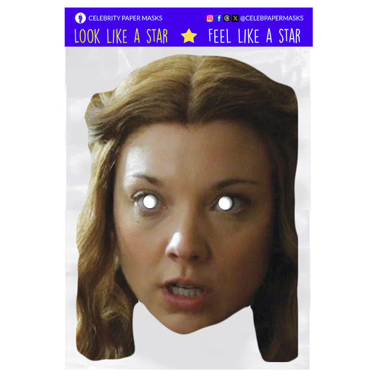 Natalie Dormer Mask Margaery Tyrell Game of Thrones Celebrity Masks