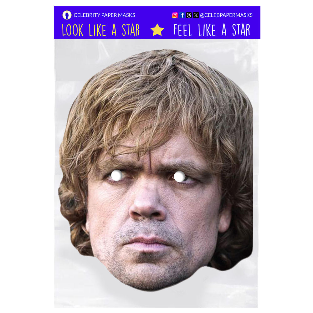 Peter Dinklage Mask Tyrion Lannister Game of Thrones Celebrity Masks