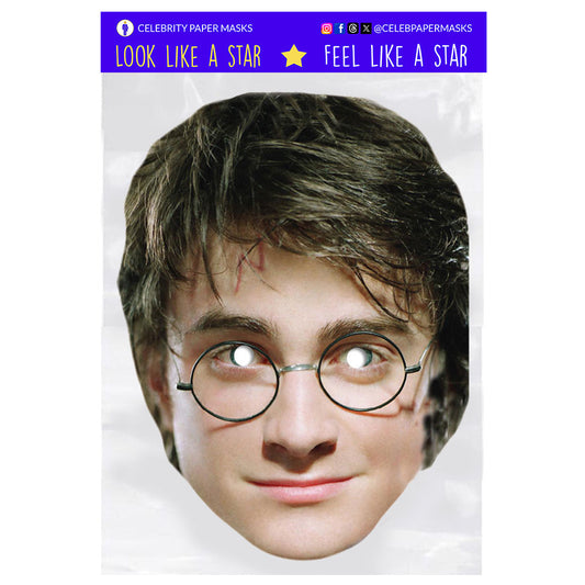 Daniel Radcliffe Mask Harry Potter Harry Potter Celebrity Masks