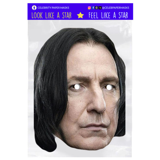 Alan Rickman Mask Severus Snape Harry Potter Celebrity Masks