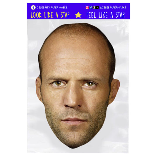 Jason Statham Mask Actor Celebrity Icon Masks