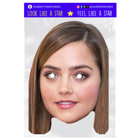 jenna coleman Mask Clara Doctor Who Actress Celebrity Masks