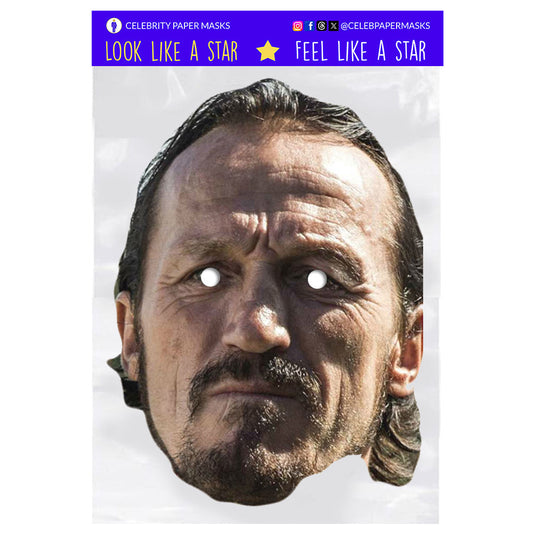 Jerome Flynn Mask Bronn Game of Thrones Actor Celebrity Masks