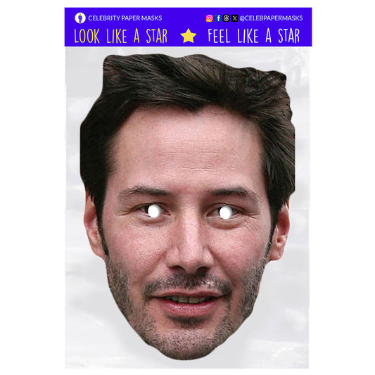 Keanu Reeves Mask Actor Celebrity Icon Masks