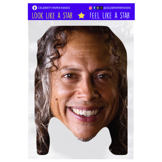 Kirk Hammett Mask Metallica Celebrity Musician Masks