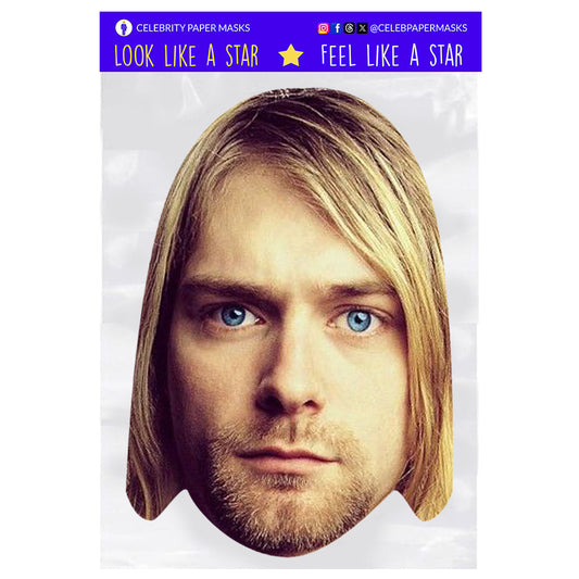 Kurt Cobain Mask Nirvana Celebrity Musician Masks
