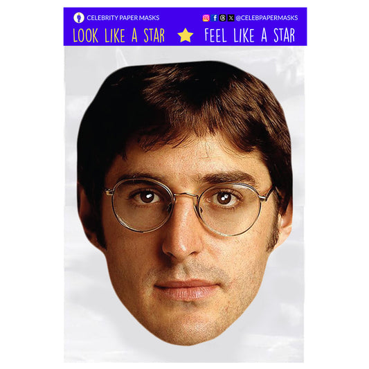 Louis Theroux Mask Journalism Celebrity Icon Masks