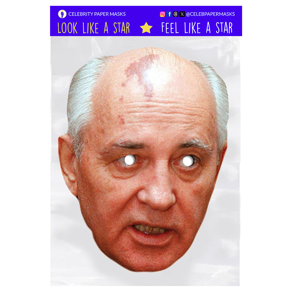 Mikhail Gorbachev Mask Union of Social Democrats Russia Politician