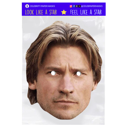 Nikolaj Coster Waldau Mask Jamie Lannister Game of Thrones Celebrity