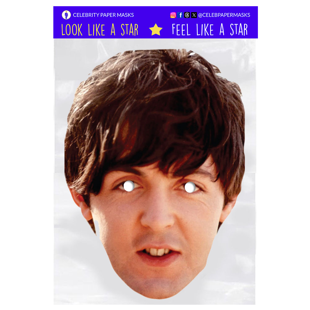 Paul Mccartney Masks Celebrity Musician Mask