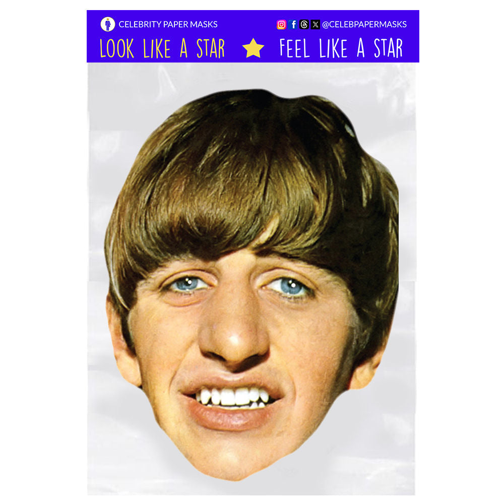 Ringo Starr Mask Celebrity Musician Masks