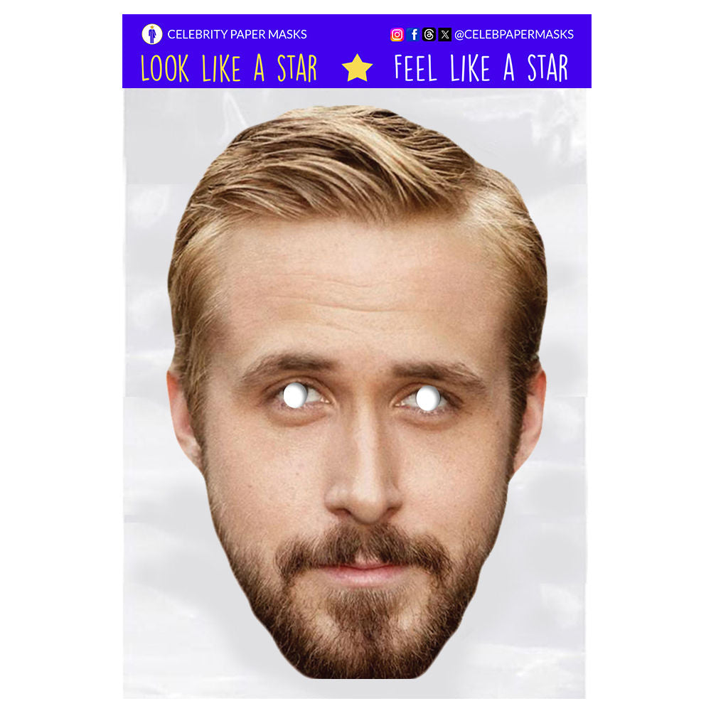 Ryan Gosling Masks Actor Celebrity Mask