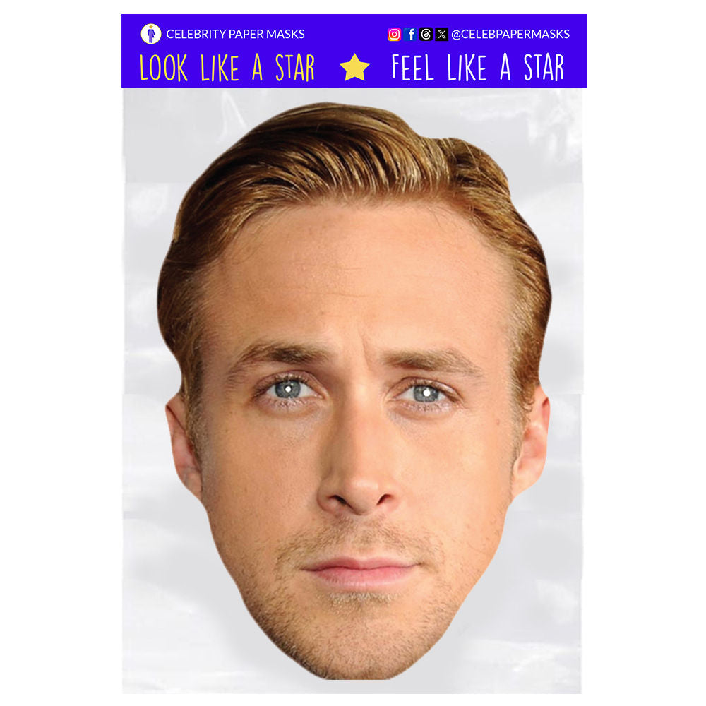 Ryan Gosling Mask Actor Celebrity Masks