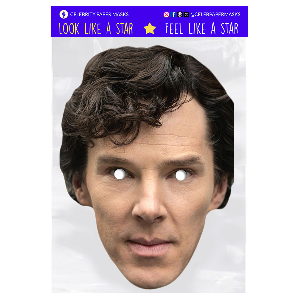 Benedict Cumberbatch Masks Sherlock Holmes Sherlock Celebrity Icon  