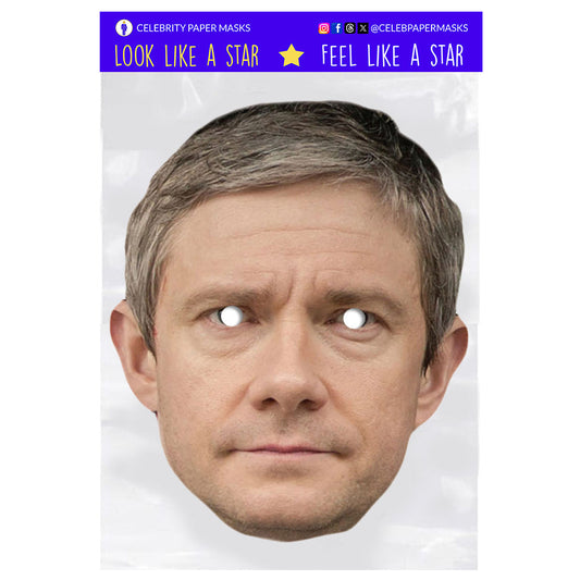 Martin Freeman Mask Watson Sherlock Actor Celebrity Masks