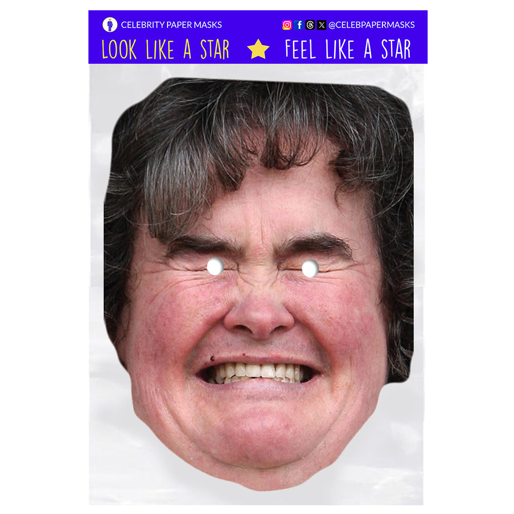 Susan Boyle Mask Celebrity Musician Masks