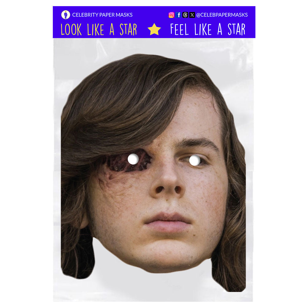 Chandler Riggs Mask Carl Grimes The Walking Dead Celebrity Masks ...