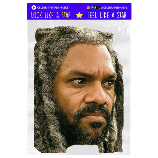 Khary Payton Mask Ezekiel The Walking Dead Actor Celebrity Masks