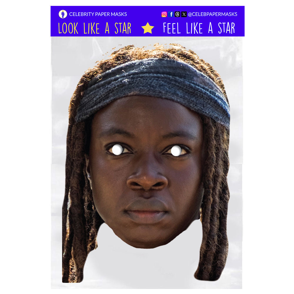 Danai Gurira Mask Michonne The Walking Dead Celebrity Masks