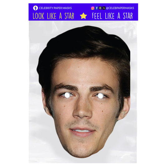 Grant Gustin Mask Barry Allen The Flash Actor Celebrity Masks
